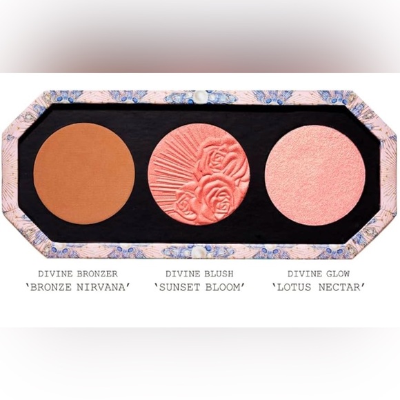 Pat McGrath Labs Divine Blush + Bronze + Glow Trio Face Palette Nirvana Bloom - Picture 3 of 3